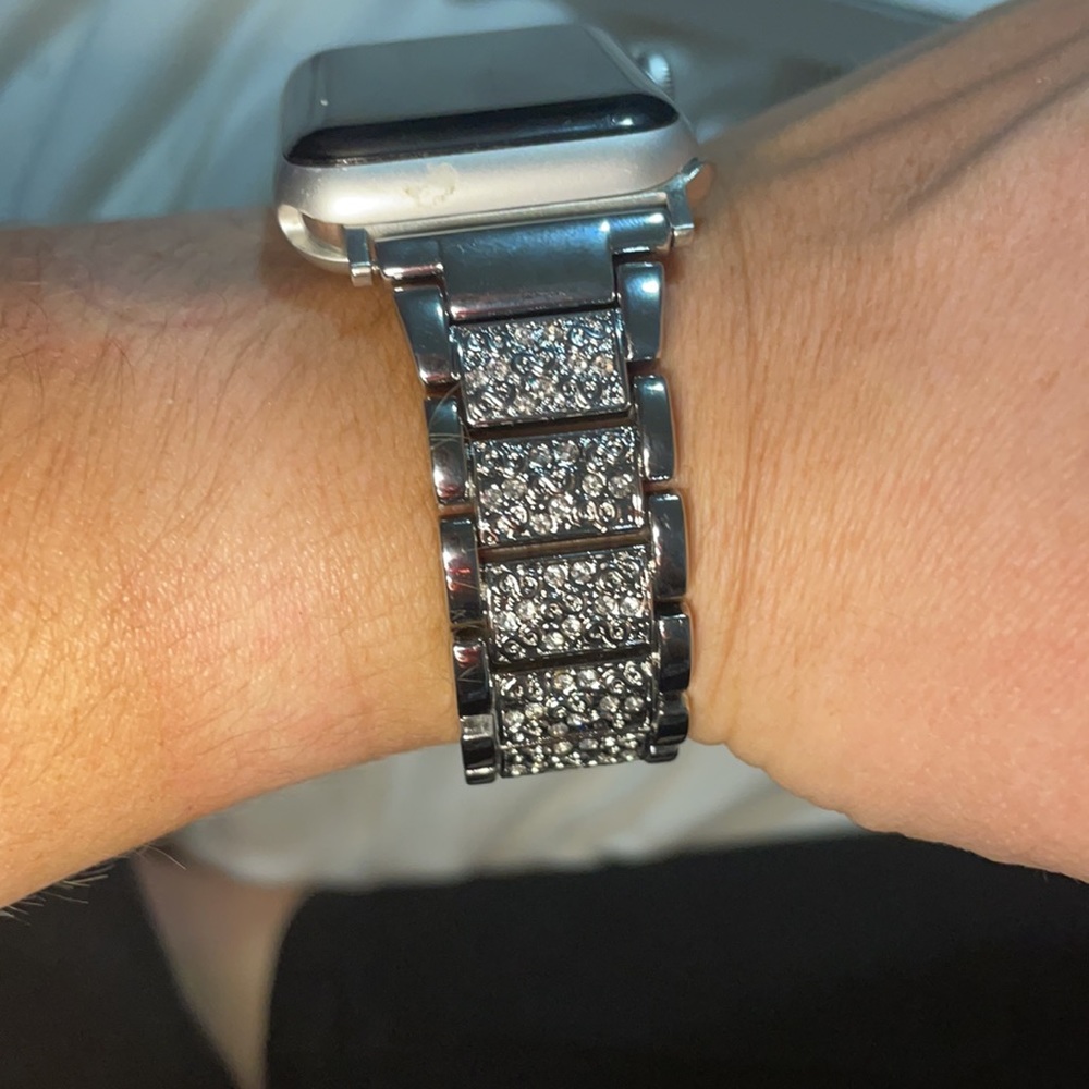 Silver I watch band for I watch 6/5/4